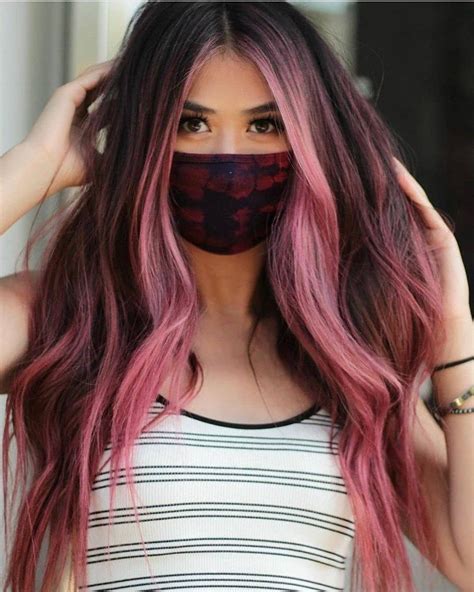 dark hair dye ideas|vibrant hair color for dark.